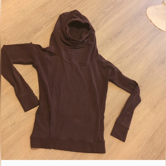 Lululemon Stress Less Hoodie- Heathered Bordeaux Drama - Picture 12 of 14